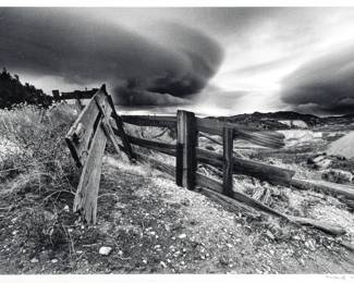 Lot 2022
Monte Nagler (American, 1939-2024) Photograph, Print #15 "Broken Fence, Virginia City Nevada", H 13.5" W 20"