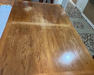 Table with 2 leaves $75 needs TLC. Half off Sunday