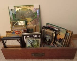 Advertising mirrors and thermometers