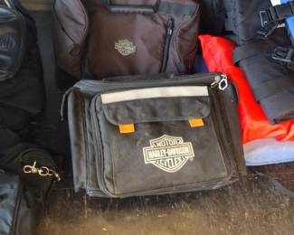 Harley Davidson bags and more.