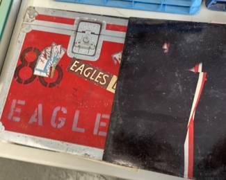 The Eagles and Steely Dan LPS.