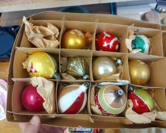 Vintage Christmas ornaments