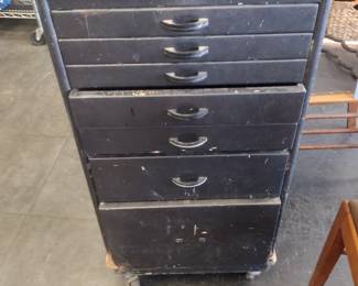 Vintage dental cabinet