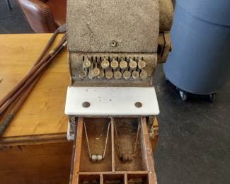Antique cash register