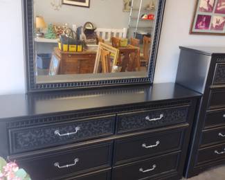 Modern dresser with mirror