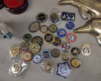 Challenge coin collection