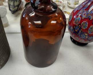 Vintage glass bottle