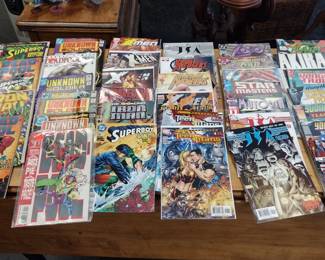 Vintage comics Deadpool and more.