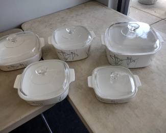 5-piece Corning ware set Shadow Iris