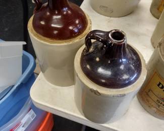 vintage stone ware jugs