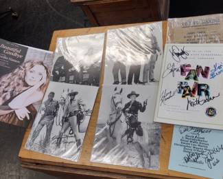 Autographs and more.