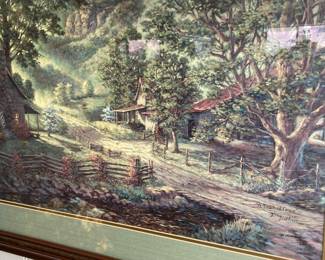 Billie Nipper print - signed by artisi