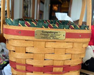 Selection of Longaberger baskets.  