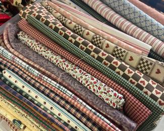 Many pieces have more than one yard 