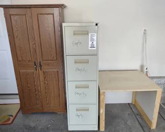Storage Cabinet and Filing Cabinet