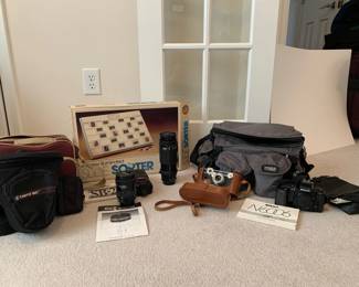 Cameras, Lens, Cases, Slide Sorter