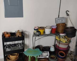 Plant Stand, Flower Pots