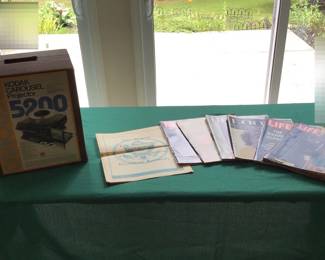 Kodak Carousel Projector, Screen, Periodicals