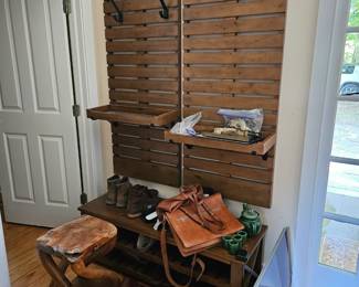 Crate Bench and Wall Unit