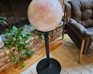 Reiki Healing Pink Rose Quartz Ball cost 4000...very heavy