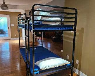 Crate & Barrel Metal Bunks...2 new in boxes 