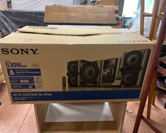 Sony HiFi system for ipod