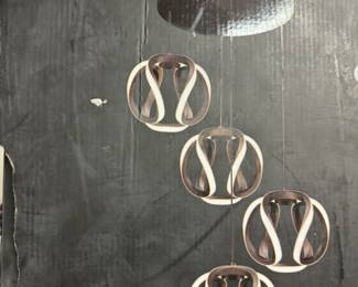 ARTIKA Vivaldi 4-Light Black Modern Pendant Ceiling Light