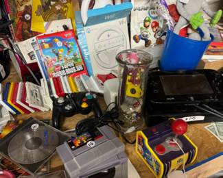 Vintage toys and video games 