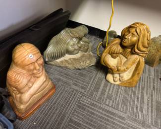 Soapstone sculptures