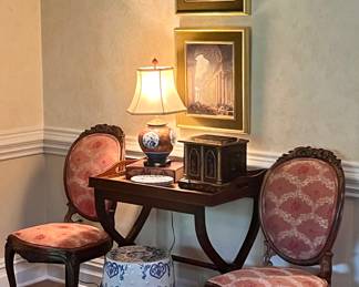 Copper-lined removable bar tray!  This piece is so handsome…