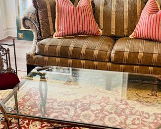 Large Hickory Chair Chippendale sofa