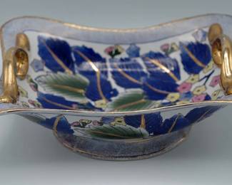 Rare Tobacco Leaf large bowl