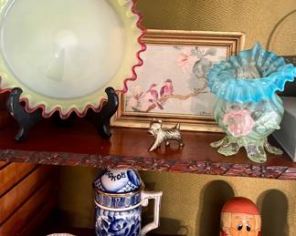 Lovely Fenton and other glass makers