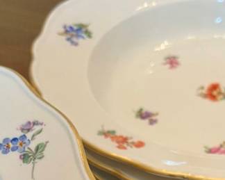 Meissen antique service for 8…late 180”s