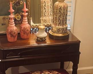 Walnut side table circa 1860