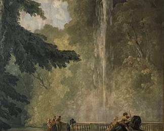 STUNNING large French painting 