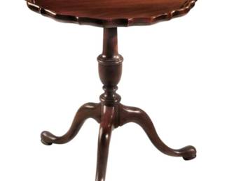 Vintage COUNCIL pie crust table in cherry 