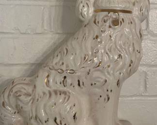 Authentic antique Staffordshire dogs