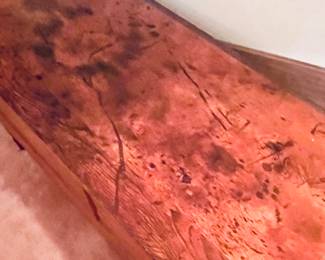 CIRCA 1700 pine trunk