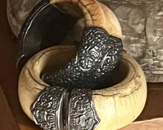 Antique tusk bracelets circa 1800