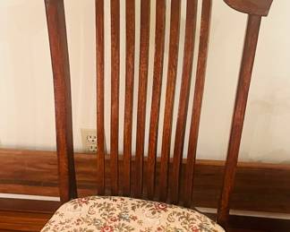 This oak chair!  Dates to 1860s