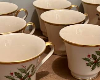 Lenox Holiday gold