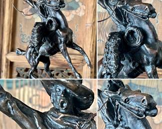 An amazing smaller RUSSELL bronze!