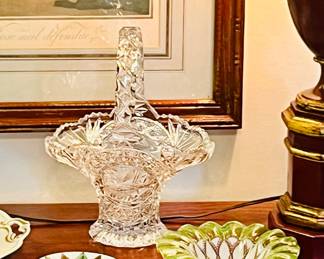 Cut glass and bohemian glass