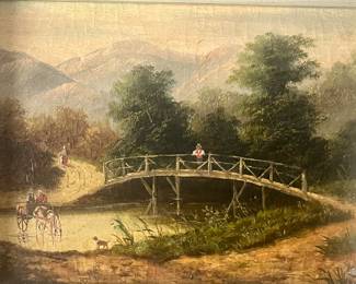 Late 1700s English landscape 