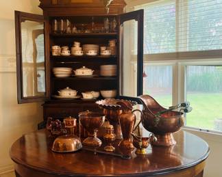 This is the perfect round dining table, center table or living room display table!