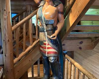 Vintage cigar store, Indian