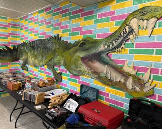 You have to come see the alligator while you’re at it you can look through some great tools and other items