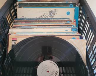 Vintage Vinyl record collection