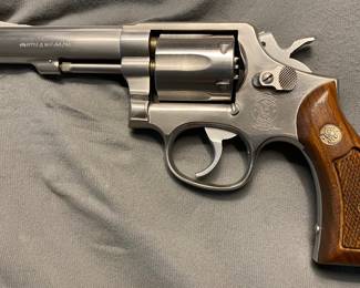1960's or 1970's Smith & Wesson 38 Special Police Department signed pistol. VERY GOOD CONDITION. We had pulled this gun because someone told us it was damaged. It in fact is NOT damaged and will have it available. It will be discounted fairly but not included in the 50% off.